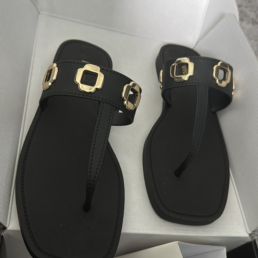 Larroude Milan Jelly Sandal Flat 8/9